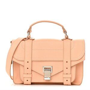 Proenza Schouler  Lambskin Tiny PS1 Satchel Peach NWT